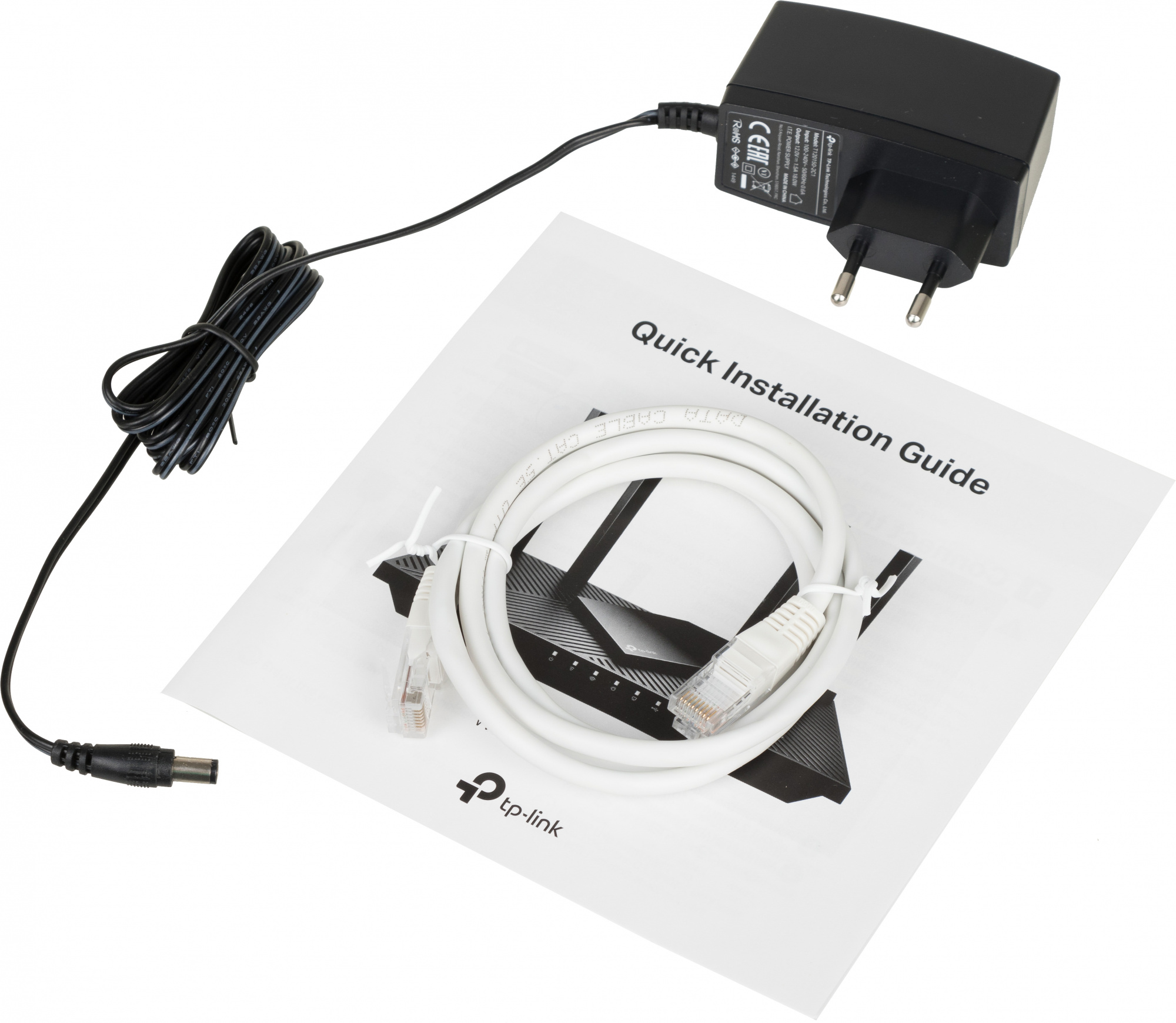 Роутер беспроводной TP-Link Archer AX55 AX3000 10/100/1000BASE-TX/4G ready черный