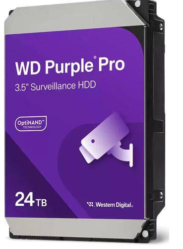 Жесткий диск WD SATA-III 24TB WD240PURP Surveillance Purple Pro (7200rpm) 512Mb 3.5"