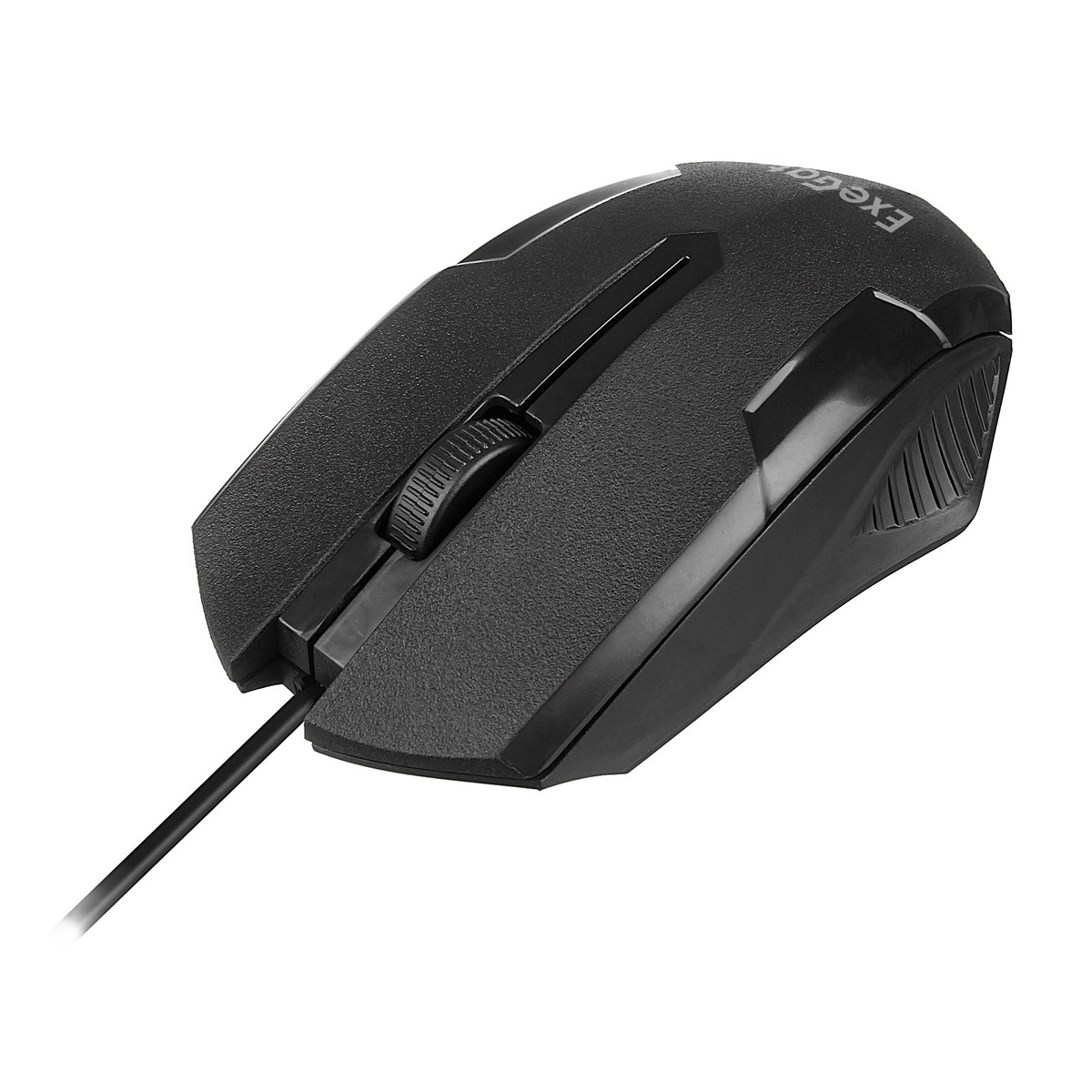 Мышь ExeGate SH-9025L (USB, оптическая, 1000dpi, 3 кнопки и колесо прокрутки, длина кабеля 2м)  черн
