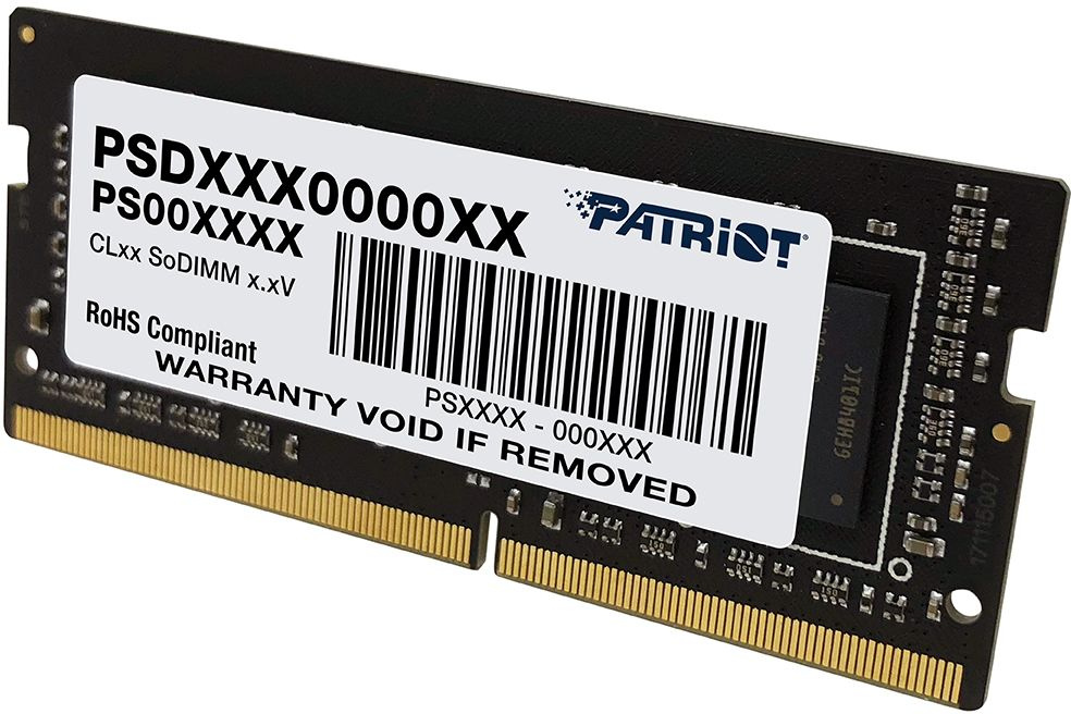 Память DDR4 16Gb 3200MHz Patriot PSD416G320081S Signature RTL PC4-25600 CL22 SO-DIMM 260-pin 1.2В si