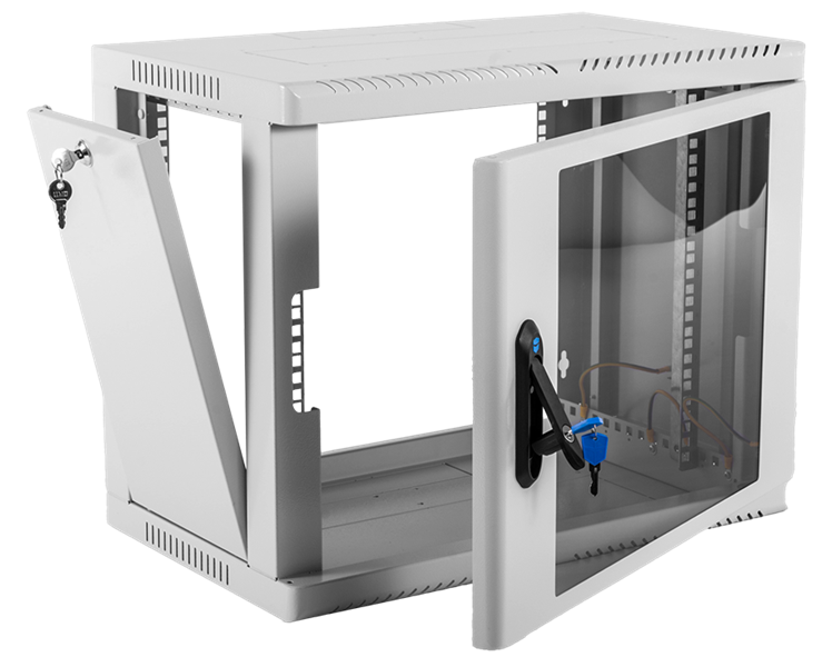 шкаф ЦМО Шкаф телекоммуникационный настенный сварной 12U (600  500) съёмные стенки, дверь стекло