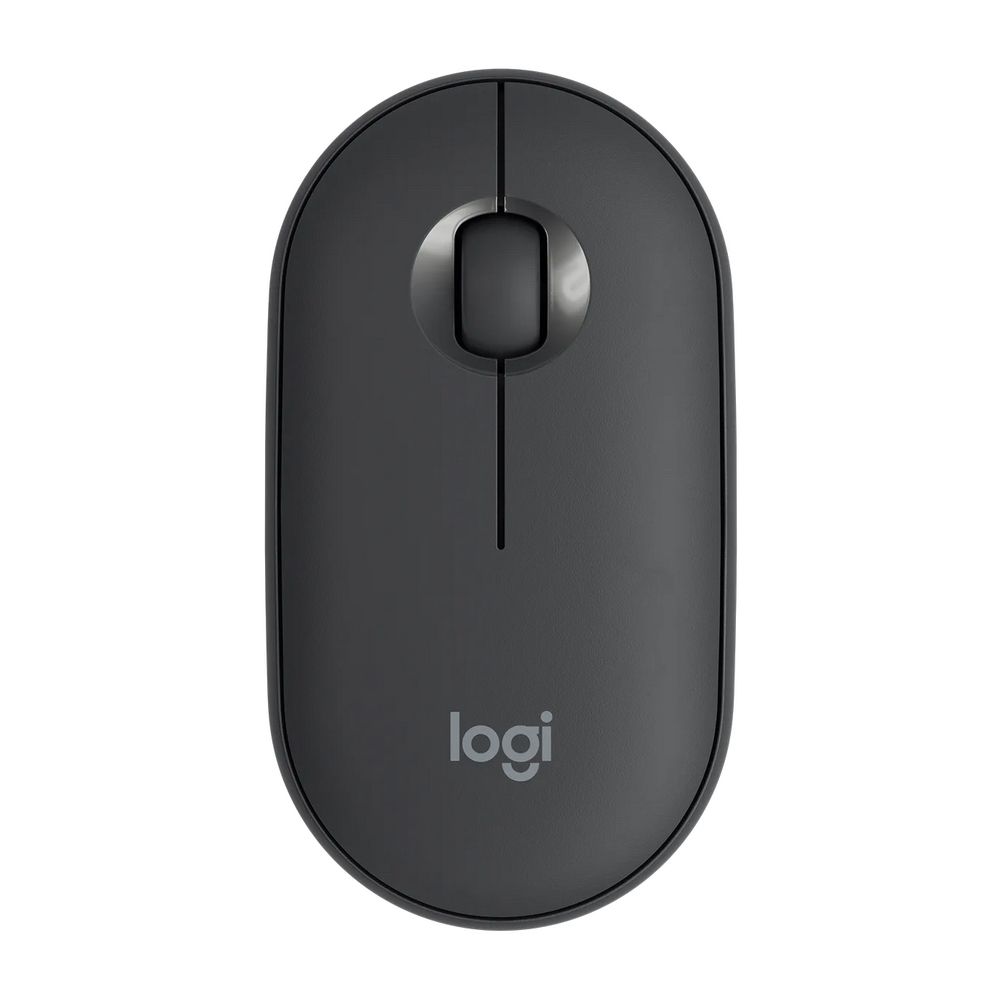 Мышь Logitech Pebble M350 темно-серый оптическая 1000dpi silent беспров. BT/Radio USB для ноутбука 3