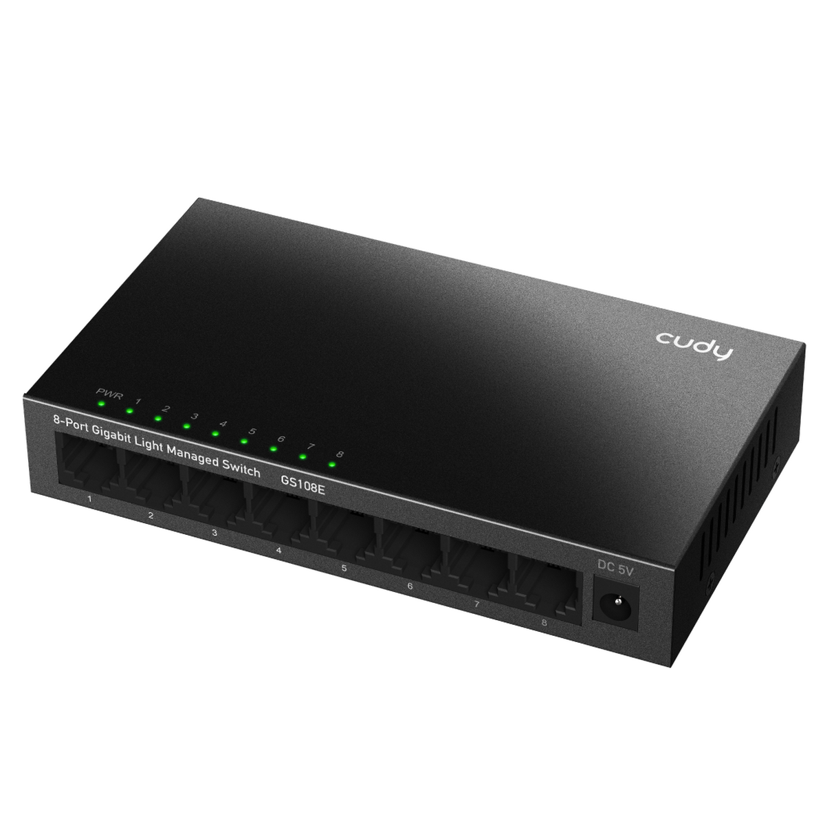 Коммутатор Cudy GS108E (L2+) 8x1Гбит/с настраиваемый