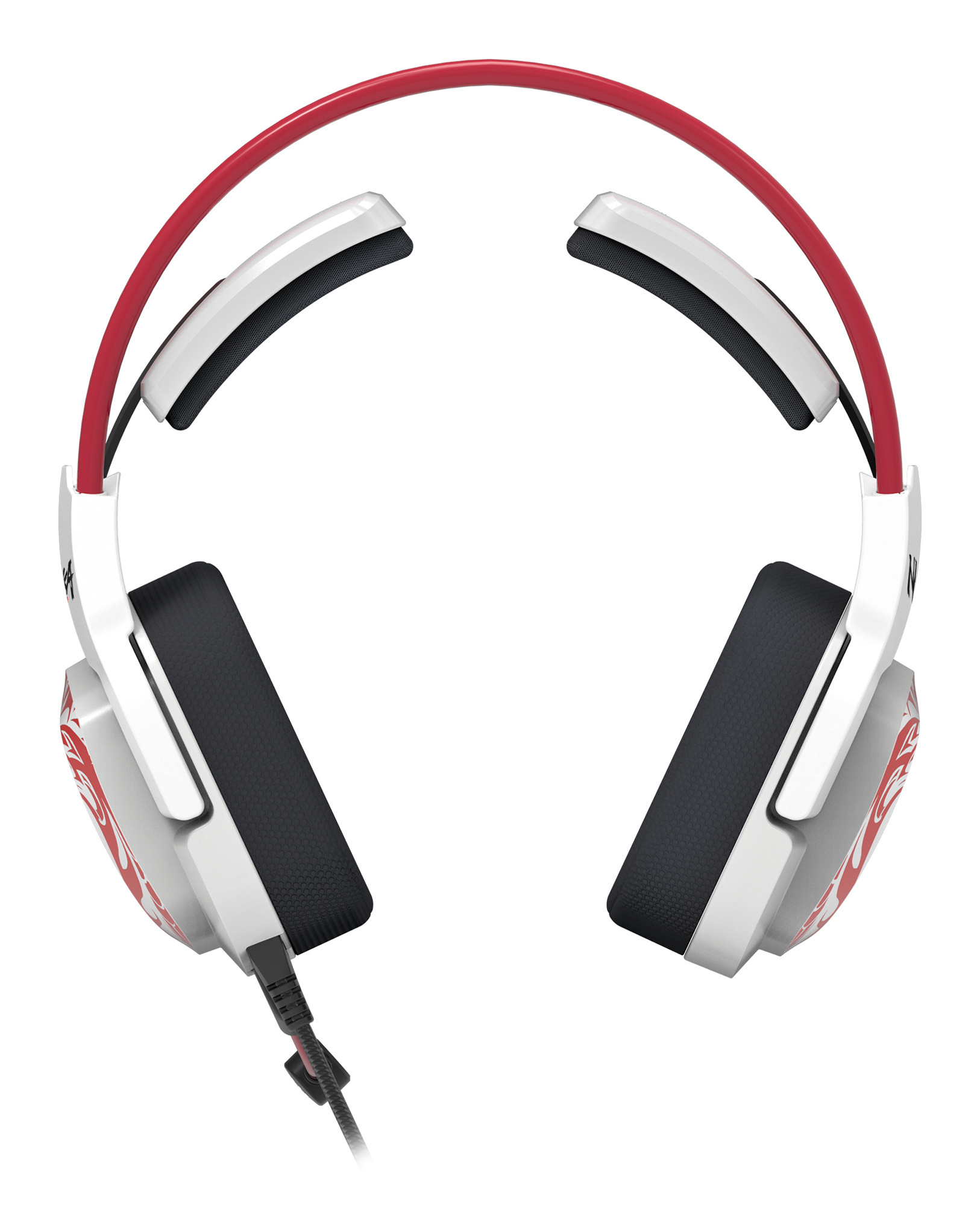 Наушники с микрофоном A4Tech Bloody G575 Naraka белый/красный 2м мониторные USB оголовье (G575 NARAK