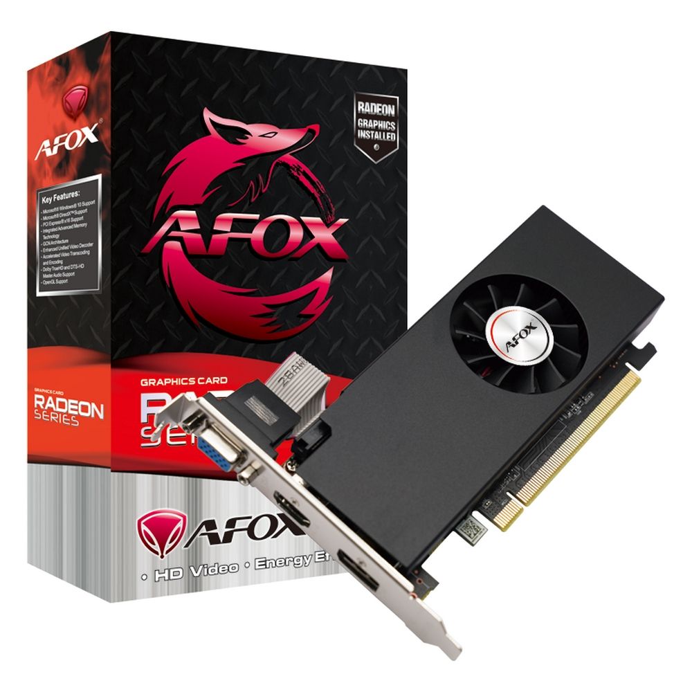 Видеокарта Afox RX550 4GB GDDR5 128bit VGA DP HDMI 1FAN LP RTL