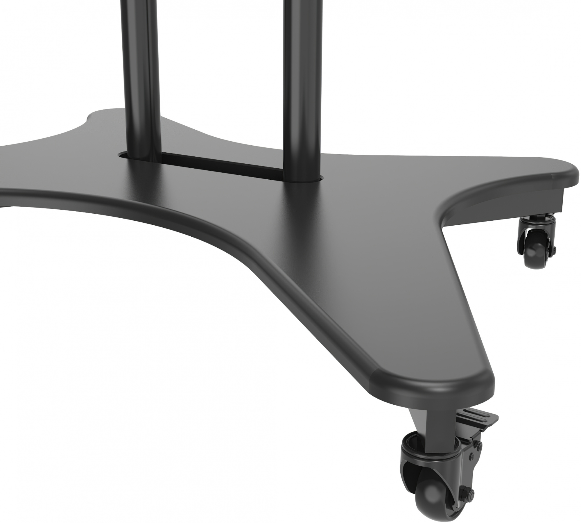 Стойка для телевизора Cactus CS-ST31 черный 37"-75" макс.81.6кг напольный мобильный