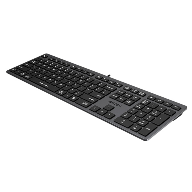 Клавиатура A4Tech Fstyler FX50 серый USB slim Multimedia (FX50 GREY)