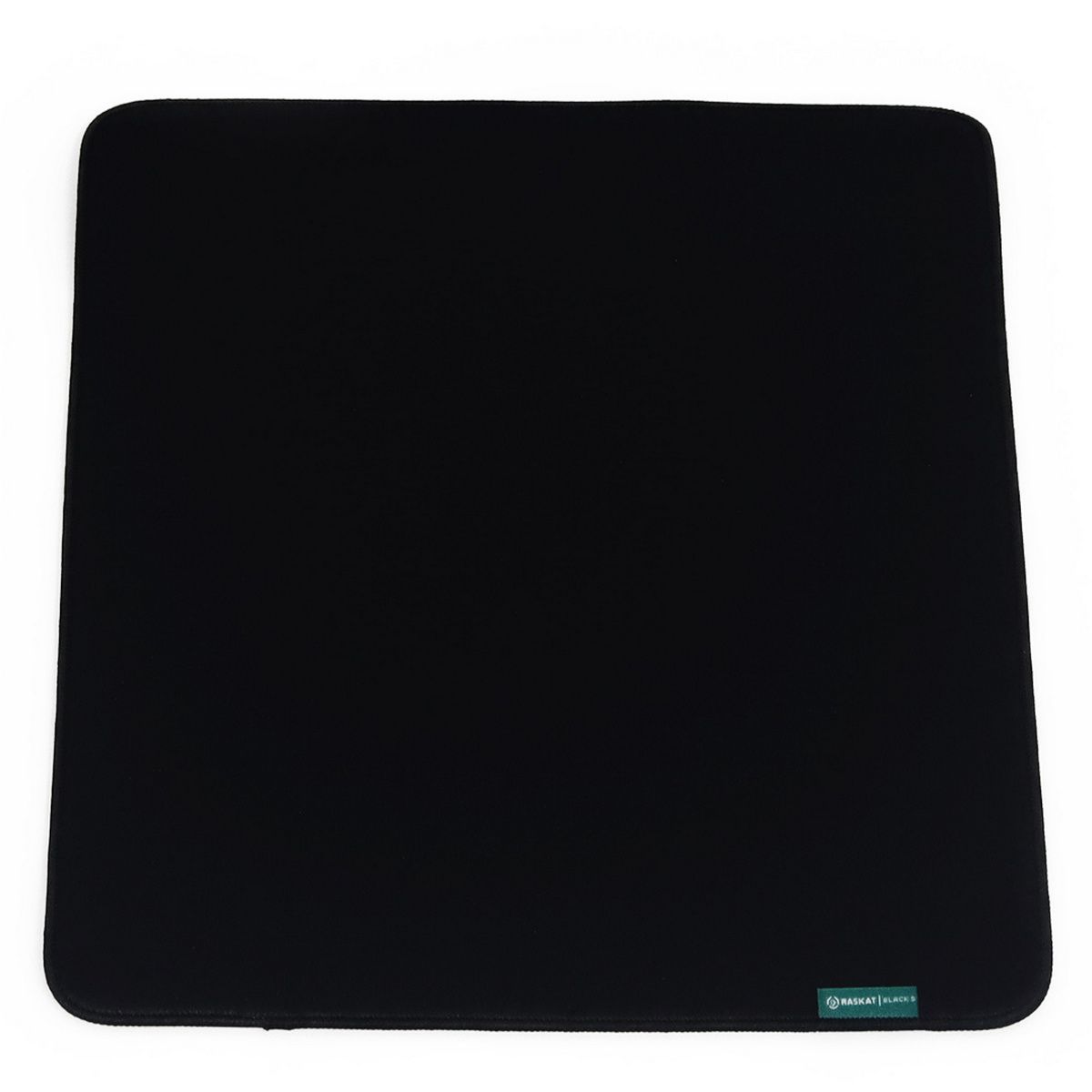 Коврик для мышки Raskat Black S (350*300, резина+ткань, прошитый край)