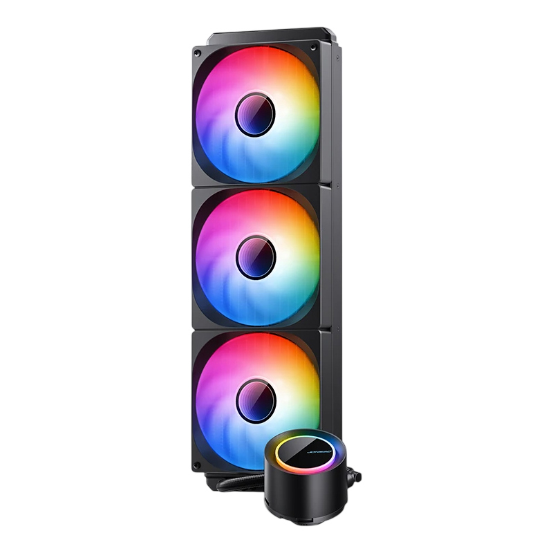Система жидкостного охлаждения JONSBO TG-420 ARGB Black (300W, 420mm, Black, ARGB/ Fans: 3x140mm, 93