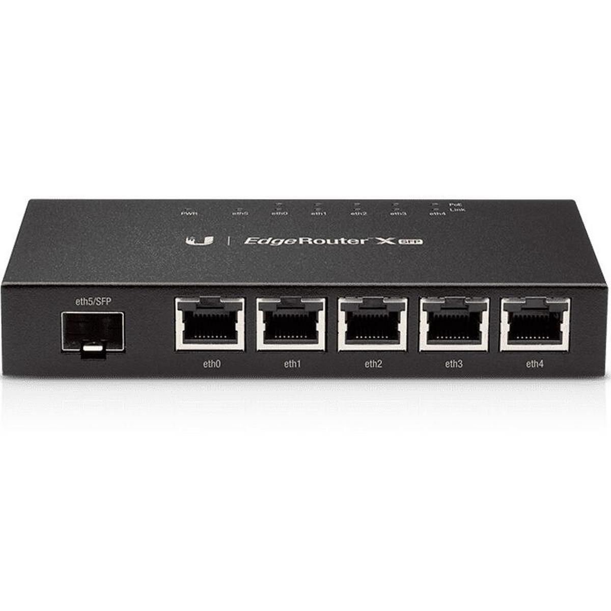 Маршрутизатор Ubiquiti EdgeRouter X SFP |ER-X-SFP| Ubiquiti PoE-маршрутизатор 2 ядра (880 МГц), 5x 1