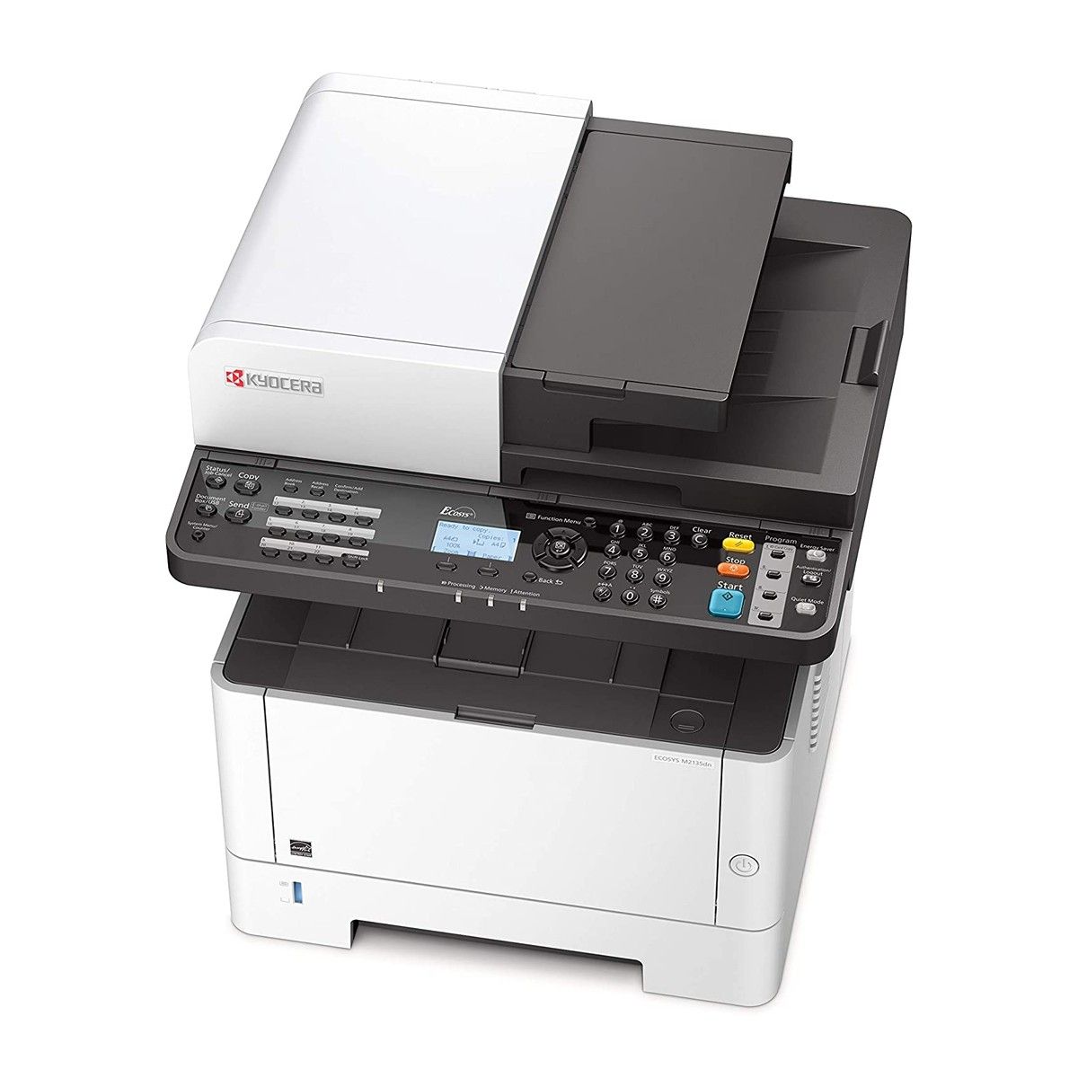 Kyocera Ecosys M2135DN A4, МФУ, лазерное, черно-белое, 35стр/мин, 1200dpi, 800МГц, 512Мб, 250+100, U