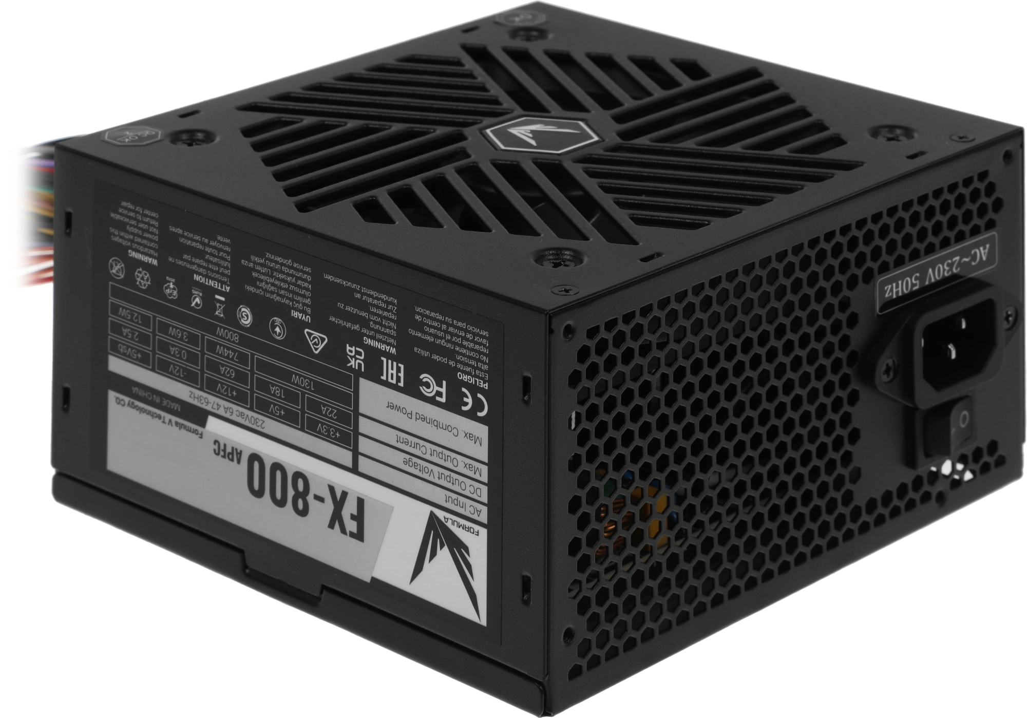 Блок питания Formula ATX 800W FX-800 (20+4pin) APFC 120mm fan 7xSATA RTL