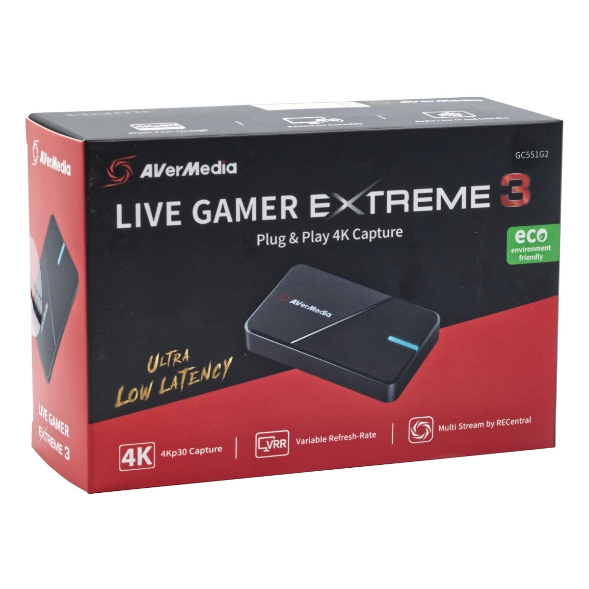 Устройство видеозахвата внешнее AVER Media Live Gamer Extreme 3, White (GC551G2) RTL