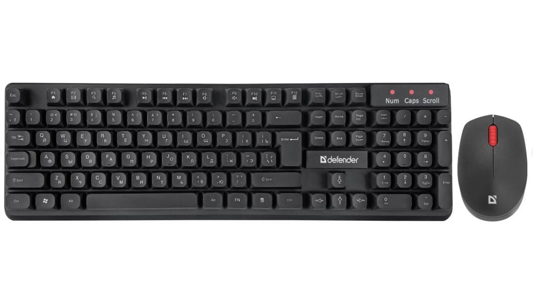 Клавиатура + мышка MILAN C-992 RU BLACK 45992 DEFENDER