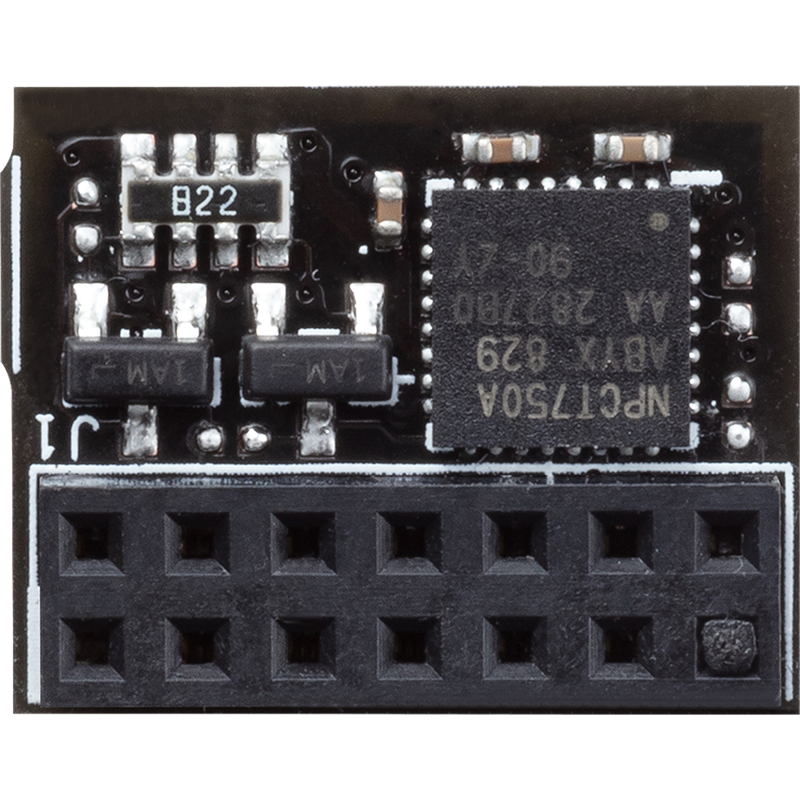 Модуль ASUS TPM-SPI OEM {20} (210287) / Pin Dimension: 14-1pin