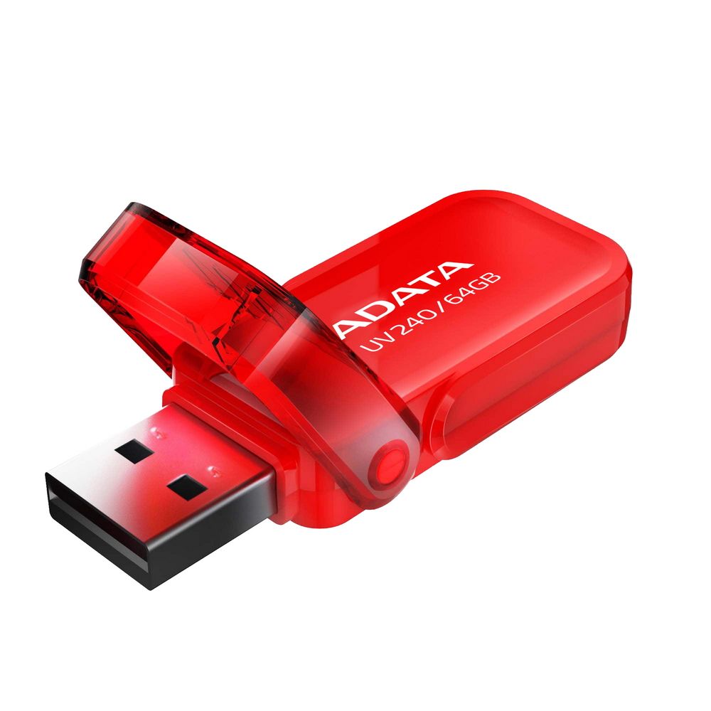 Флеш Диск A-Data 64GB UV240 AUV240-64G-RRD USB2.0 красный