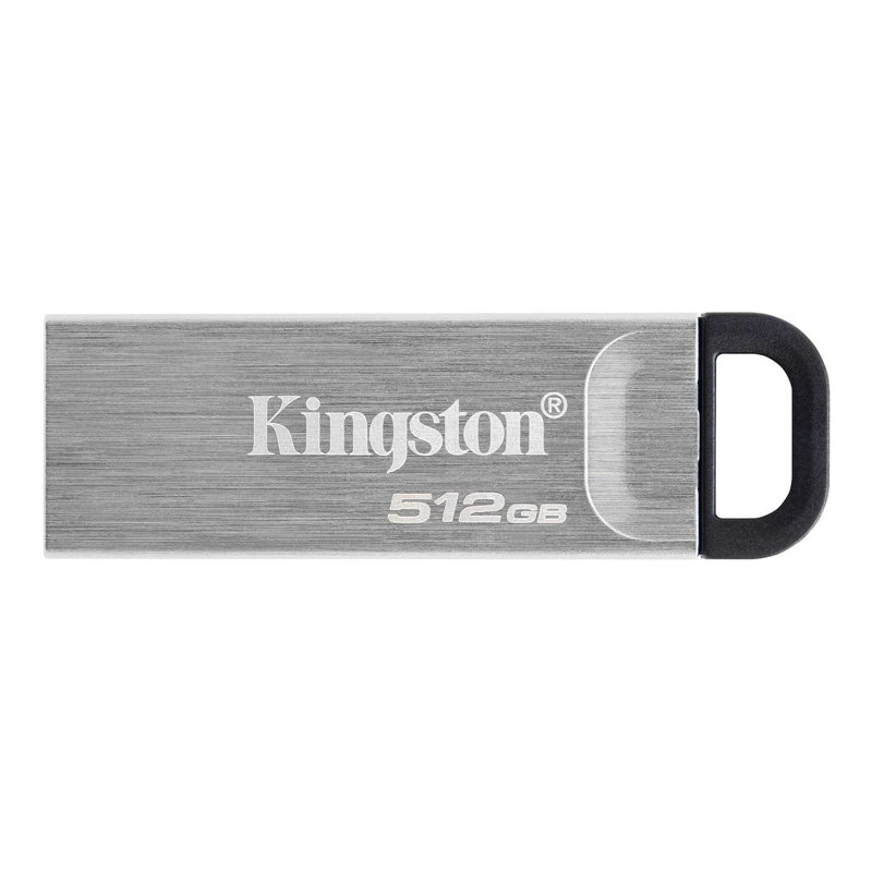 Флеш Диск Kingston 512GB DataTraveler Kyson DTKN/512GB USB3.0 серебристый/черный