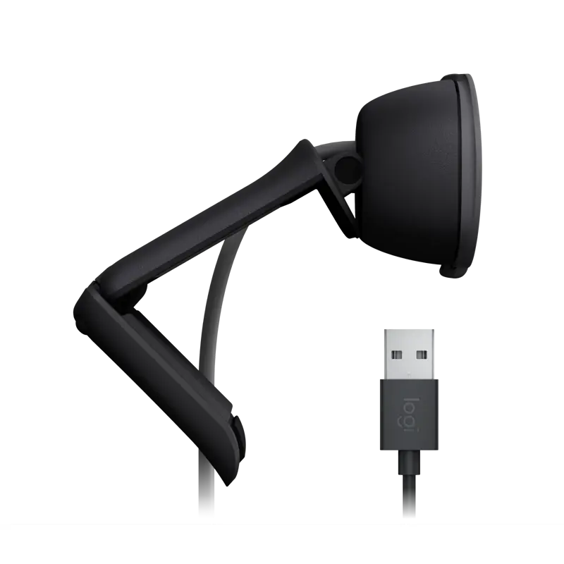 Камера Web Logitech HD Webcam Brio 105 графитовый 2Mpix (1920x1080) USB2.0 с микрофоном для ноутбука