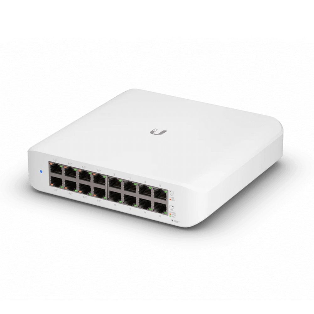 Коммутатор Ubiquiti UniFi Switch Lite 16 PoE (USW-Lite-16-POE) Ubiquiti PoE-коммутатор, 16х 1G RJ45,