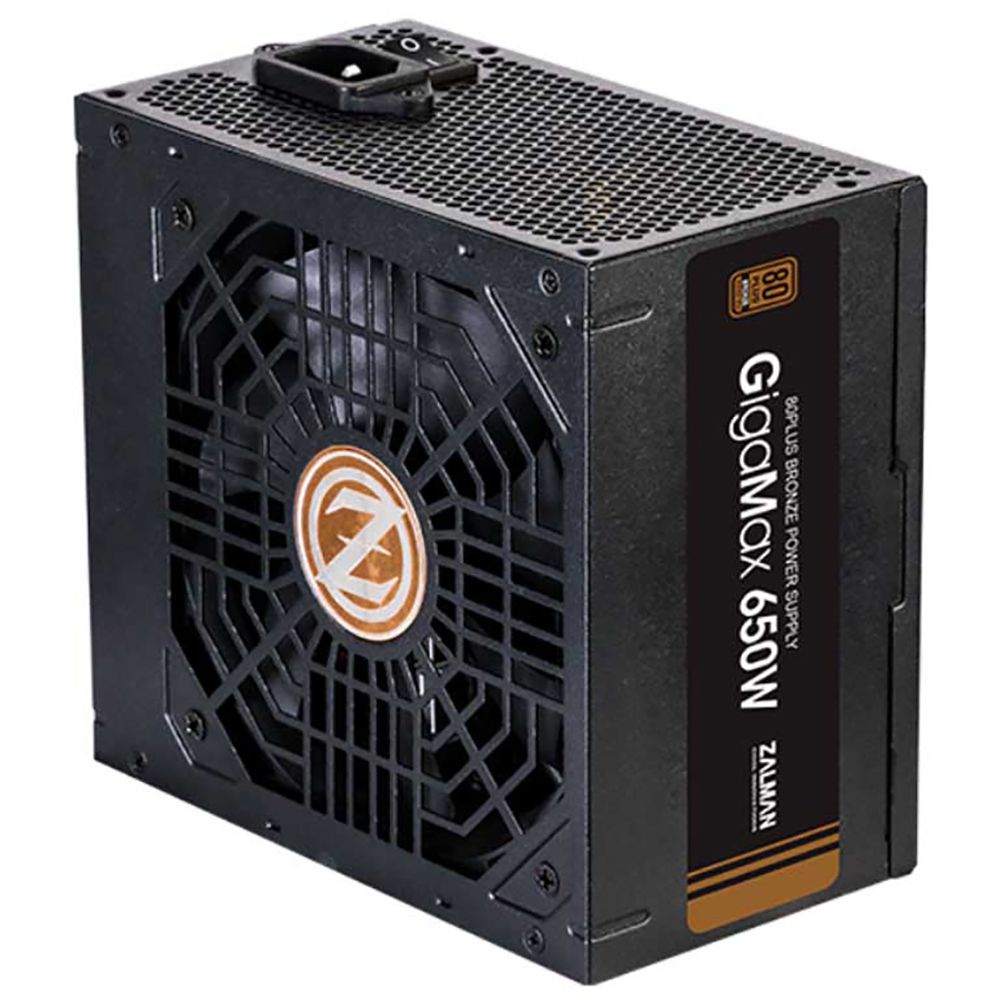 Блок питания Zalman ZM650-GVII, 650W, ATX12V v2.31, EPS, APFC, 12cm Fan, 80+ Bronze, Retail
