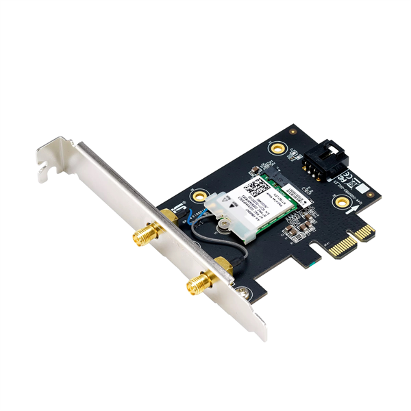 Сетевой адаптер Wi-Fi + Bluetooth Asus PCE-BE6500 BE6500 PCI Express (ант.внеш.съем) 2ант.