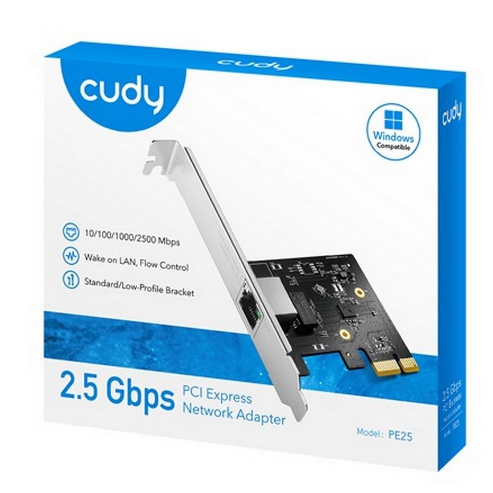 Сетевой адаптер 2.5G Ethernet Cudy PE25 PCI Express