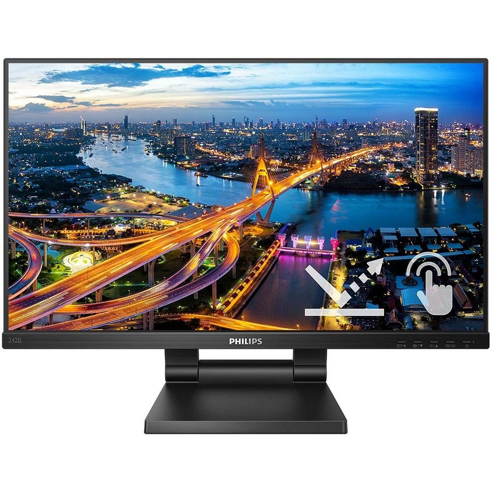 Монитор 23,8" Philips 242B1TC 1920x1080, WLED, 16:9, IPS, 250cd, 4ms, 1000:1, 50M:1, 178/178, VGA, H