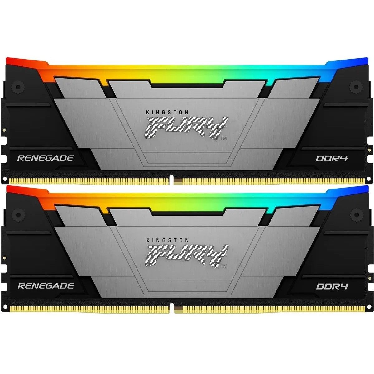 Память DDR4 2x8GB 4600МГц Kingston KF446C19RB2AK2/16 Fury Renegade RGB RTL Gaming PC4-36800 CL19 DIM