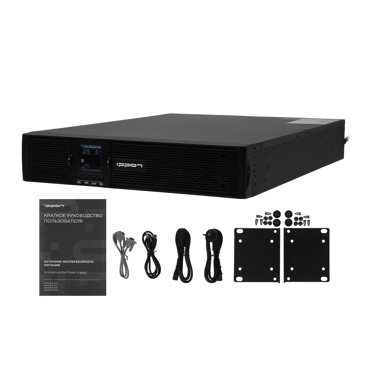 Источник бесперебойного питания Ippon Innova RTB 3000 2700Вт 3000ВА черный