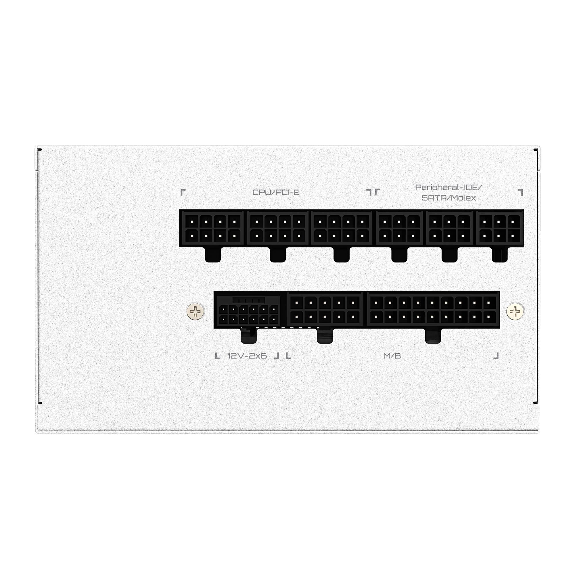 Блок питания ПК Gigabyte UD1000GM PG5 ICE 1000W, 80Plus, Gold, Полностью модульный, White colour