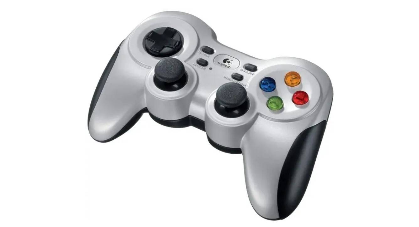 Геймпад Logitech F710 серебристый/черный USB Беспроводной виброотдача обратная связь (940-000142)