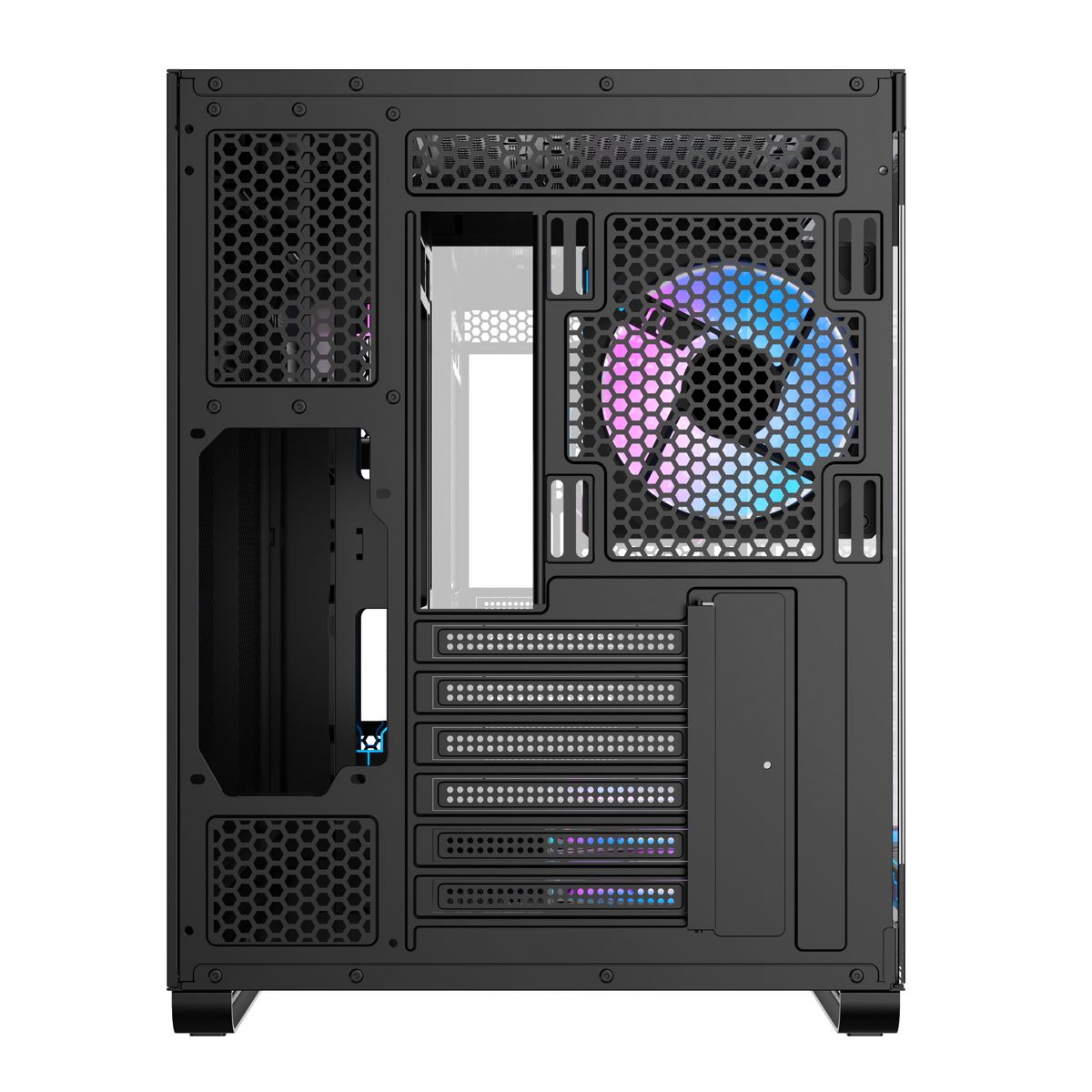 Корпус Case Ocypus Iota C70 BK ARGB ATX win / black / 6 ARGB fans / no PSU / Tempered Glass