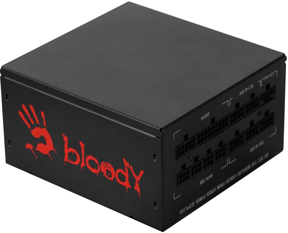 Блок питания Bloody ATX 1250W BD-PS1250P 80+ platinum (20+4pin) APFC 140mm fan 12xSATA Cab Manag RTL