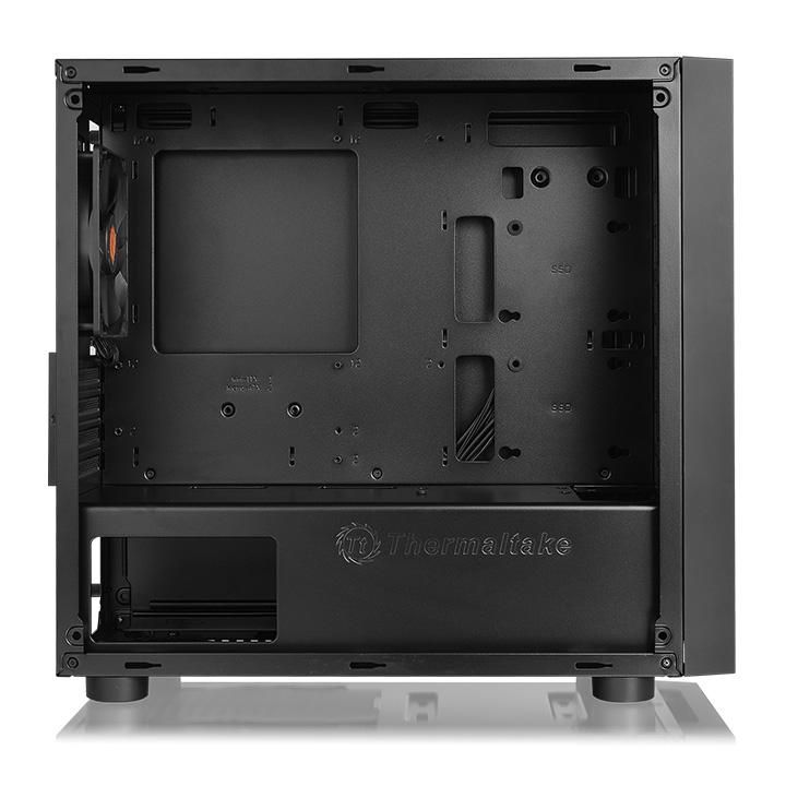 Корпус Thermaltake «Versa H18 CA-1J4-00S1WN-00 Black/Win/SPCC (871281) (CPU 155mm, VGA 350mm, Int. 3
