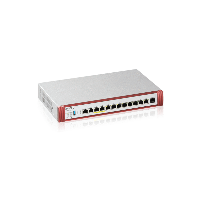 Межсетевой экран Zyxel USG FLEX 500H, Rack, 2xRJ-45: 1/2.5G (LAN/WAN), 2xRJ-45: 1/2.5G PoE+ (LAN/WAN