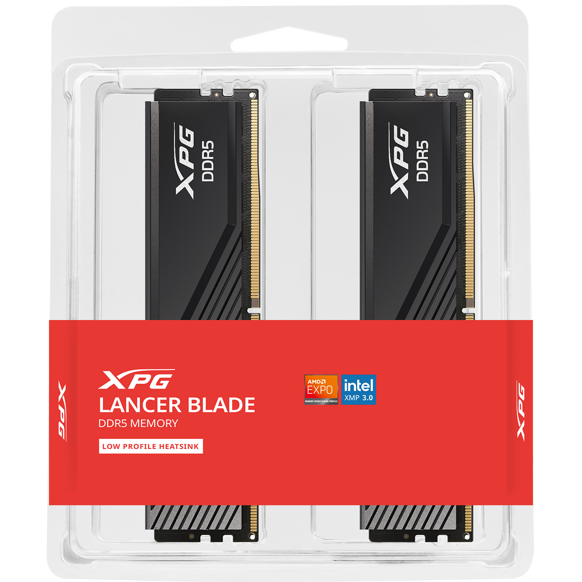 Модуль памяти ADATA 64GB DDR5 5600 DIMM XPG Lancer Blade Black RGB CL 48, Intel XMP 3.0 / AMD EXPO