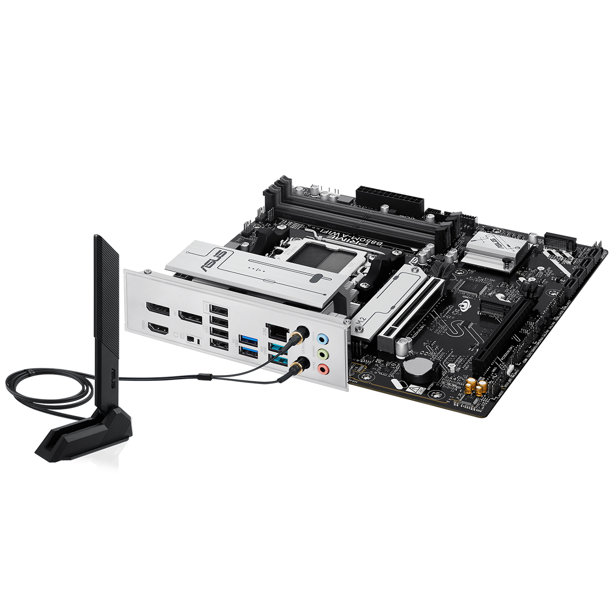 Материнская плата Asus PRIME B850M-A WIFI Socket AM5 AMD B850 4xDDR5 mATX AC`97 8ch(7.1) 2.5Gg RAID+