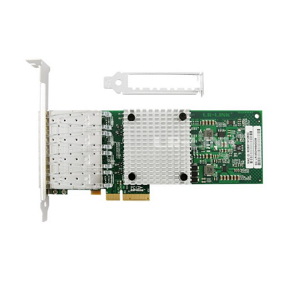 Сетевой адаптер LR-LINK LREC9714HF-4SFP Intel I350 AM4 PCI-E x4 1GB 4 X SFP I350-F4