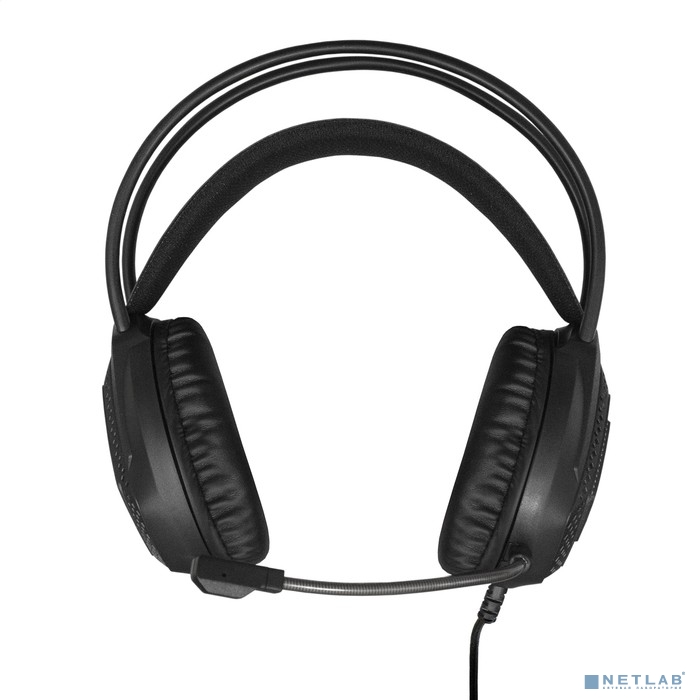 ExeGate Cosmos HS-704GL (объемный звук 7.1, длина кабеля 2.5м, динамик 50мм, 20-20000Гц, RGB подсвет