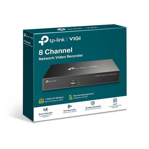 TP-Link VIGI NVR1008H VIGI 8-канальный сетевой видеорегистратор