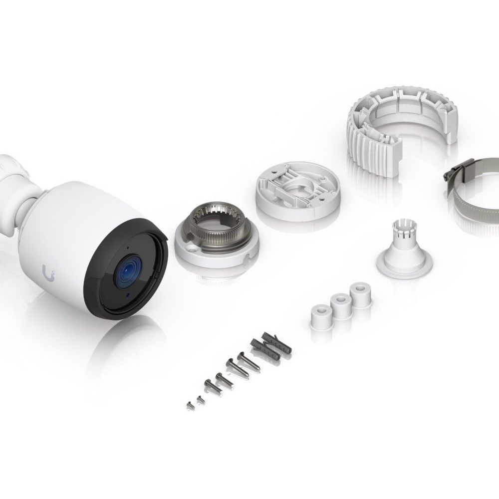 UBIQUITI UVC-G6-Bullet-W Видеокамера 4K (8MP), 30 к/с, 109,9°, Multi-TOPS AI Engine, ИК-подсветка до