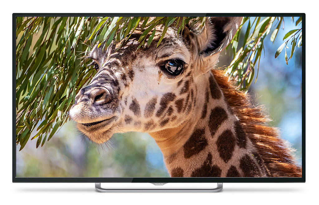 Телевизор LED PolarLine 55" 55PU11TC-SM черный 4K Ultra HD 60Hz DVB-T DVB-T2 DVB-C DVB-S2 WiFi Smart