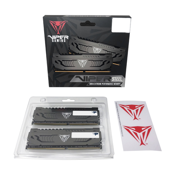 Память DDR4 2x8Gb 3600MHz Patriot PVS416G360C8K Viper Steel RTL Gaming PC4-28800 CL18 DIMM 288-pin 1