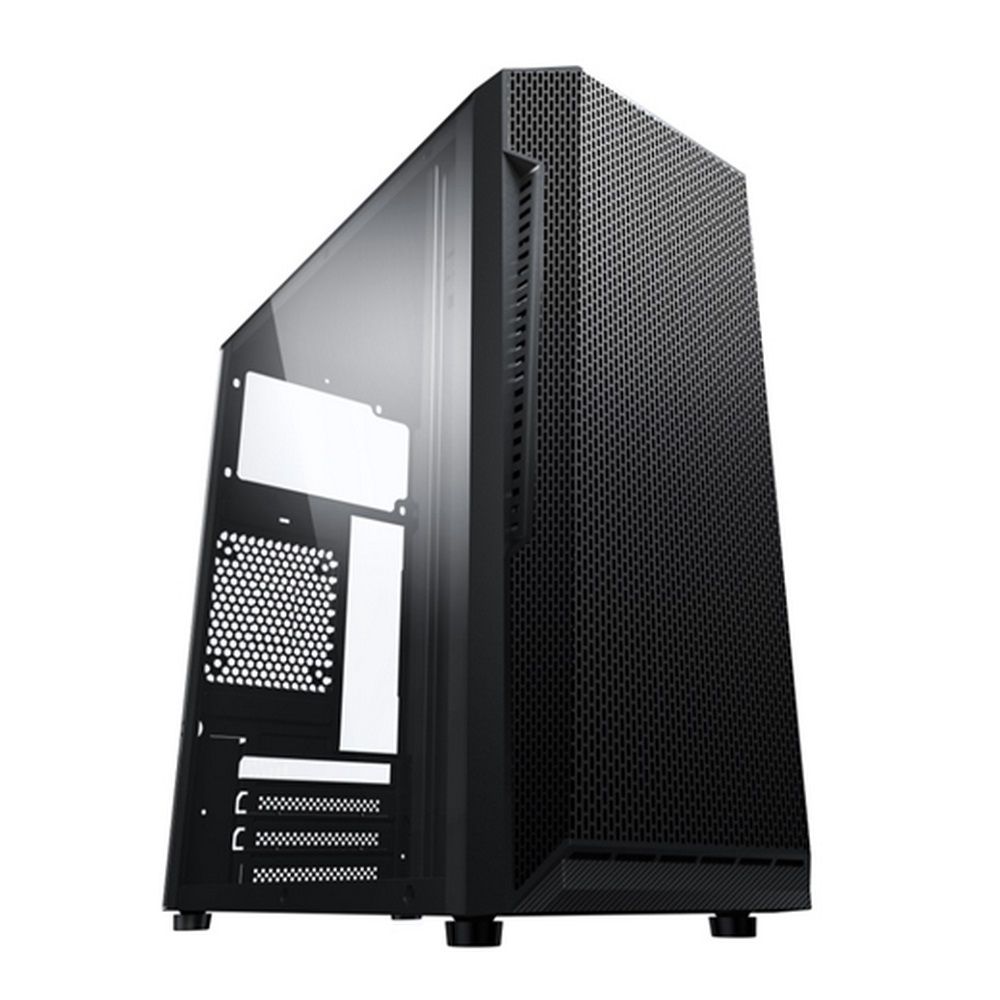 Корпус ACD Coffre 104G mATX, Black, CPU 140mm, VGA 245mm, PSU 285mm, 2x3.5INT, 1x2.5INT, 2xUSB 2.0, 