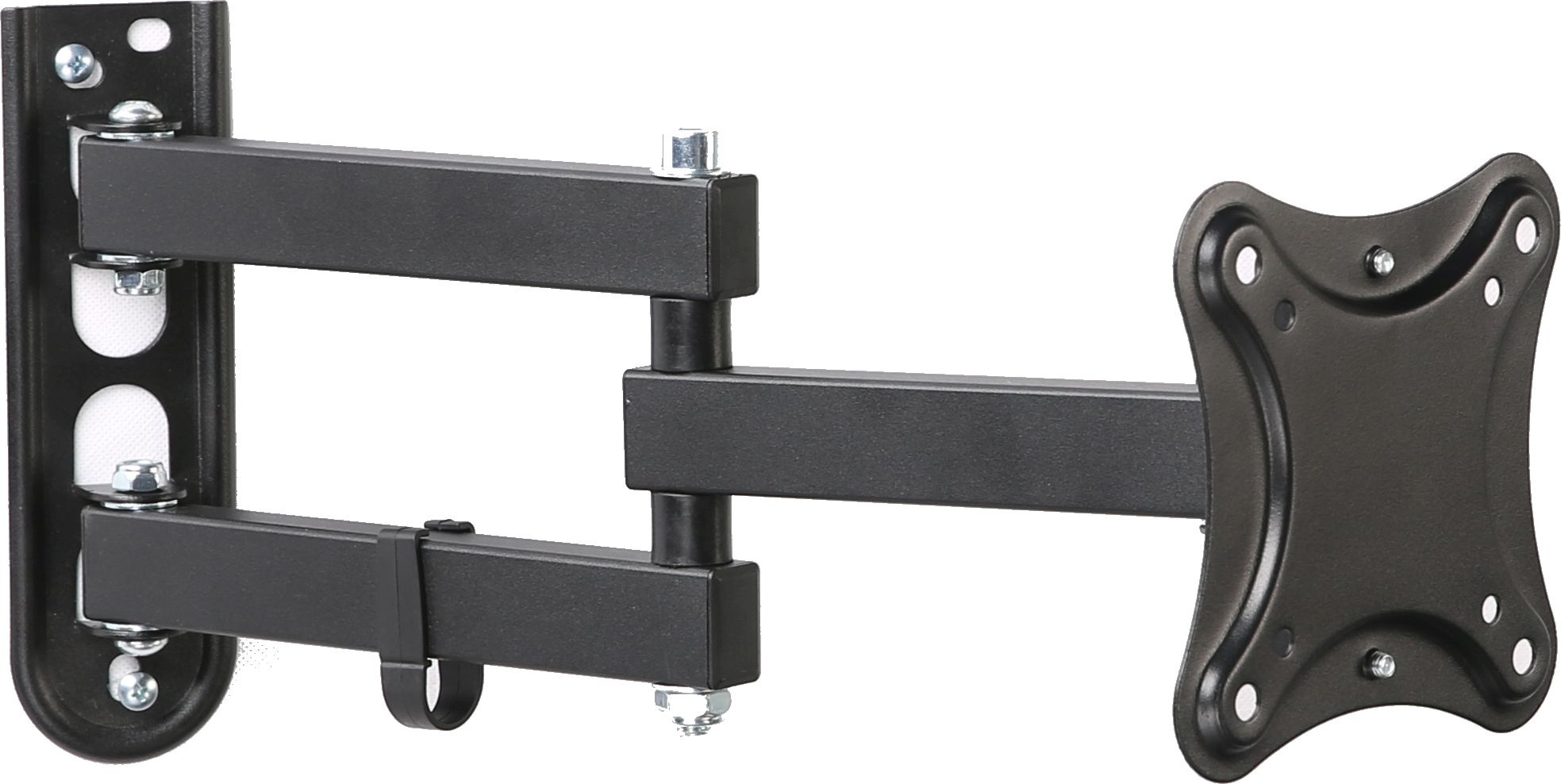 Кронштейн для телевизора Hama R1 118153 черный 10"-27" макс.15кг настенный поворотно-выдвижной и нак