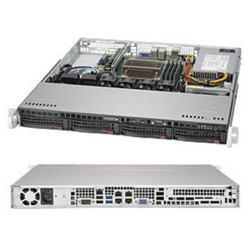 Серверная платформа SuperMicro SYS-5019S-MN4, X11SSH-LN4F, 813MFTQ-350CB