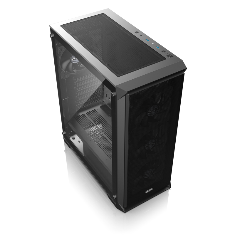 Корпус Raijintek ARCADIA 41-MS4, Midi-Tower, TG, 1x120mm + 3x120mm ARGB, 2xUSB-A 3.0 + 1xUSB-C, ATX,