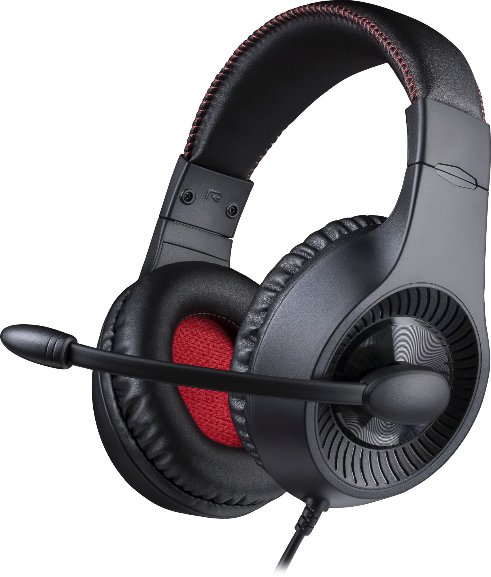 Наушники с микрофоном Redragon Pelias черный/красный 1.8м накладные оголовье (71187)