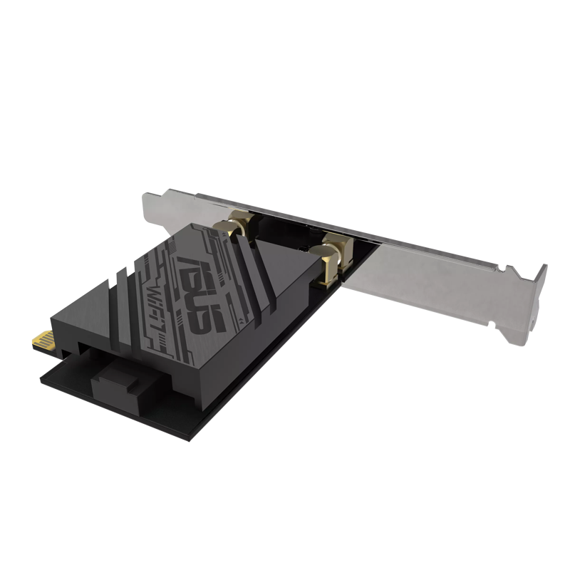 Сетевой адаптер Wi-Fi + Bluetooth Asus PCE-BE92BT BE9400 PCI Express (ант.внеш.несъем.) 2ант.