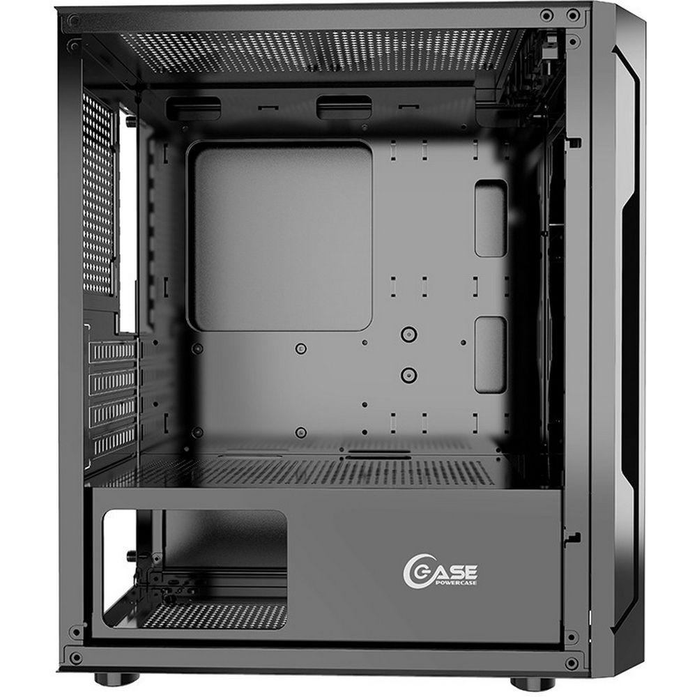Корпус Powercase Корпус Powercase Mistral Micro Z3B Mesh LED, Tempered Glass, 2x 140mm + 1х 120mm 5-